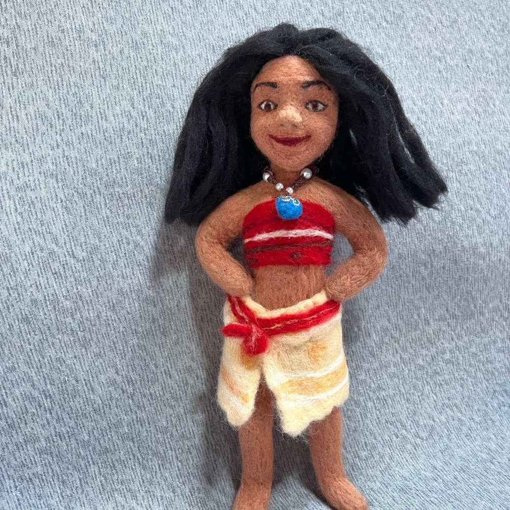 Handmade felt doll